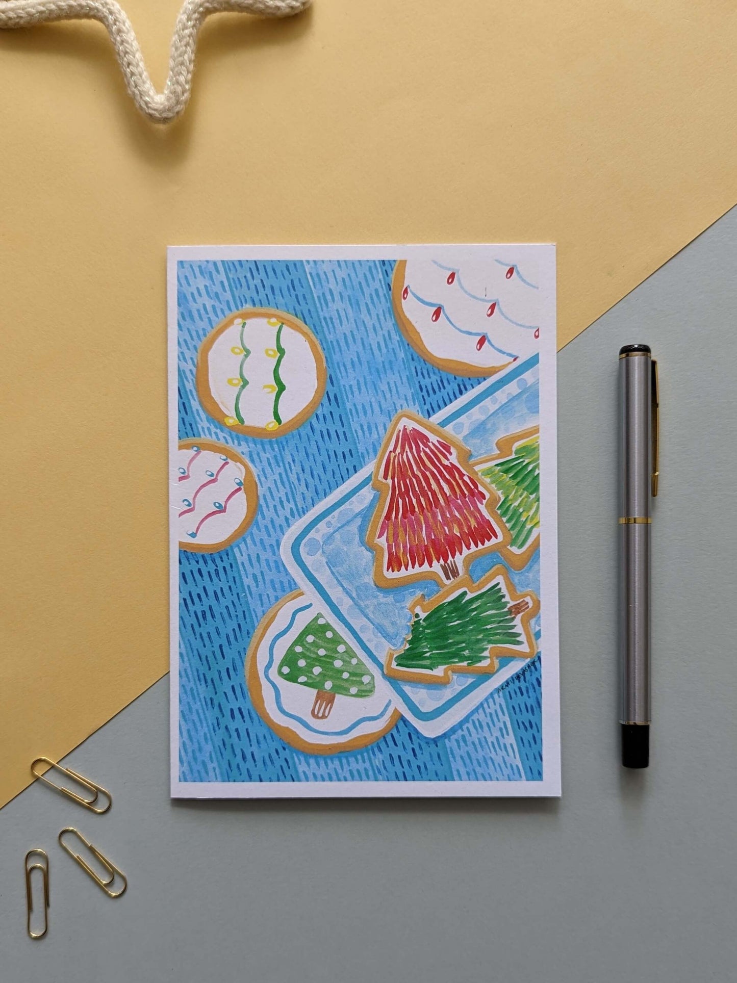 Festive Cookies – greeting card