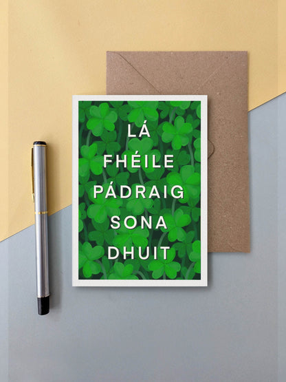 St Patrick's Day – greeting card