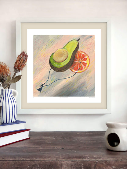 Balloon: Avo Citrus Escape – (end of line) art print