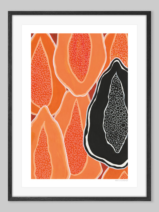 Indian Papaya – art print
