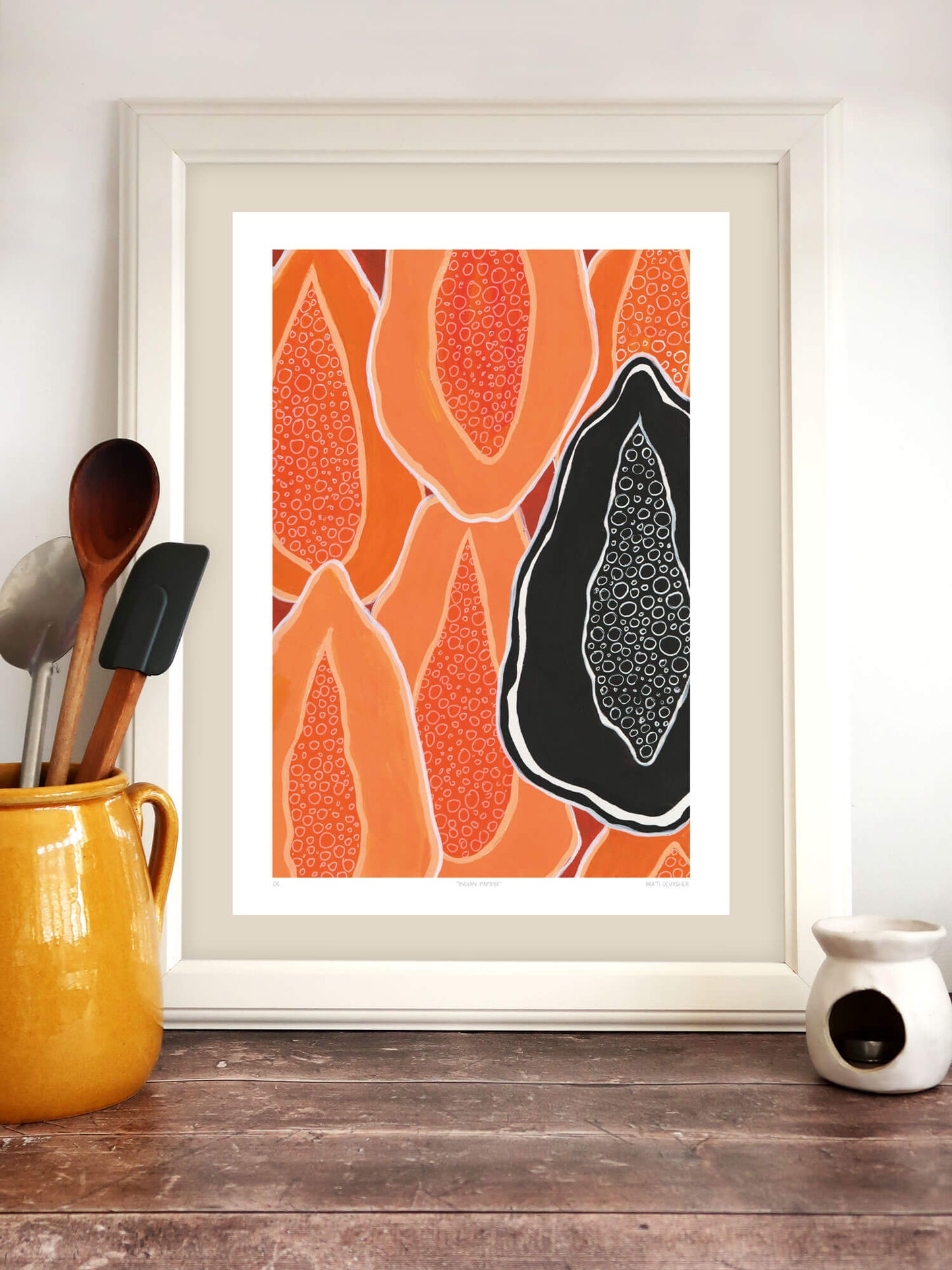 Indian Papaya – art print