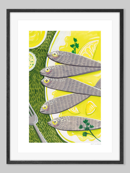 Fishy Eyes – (end of line) art print