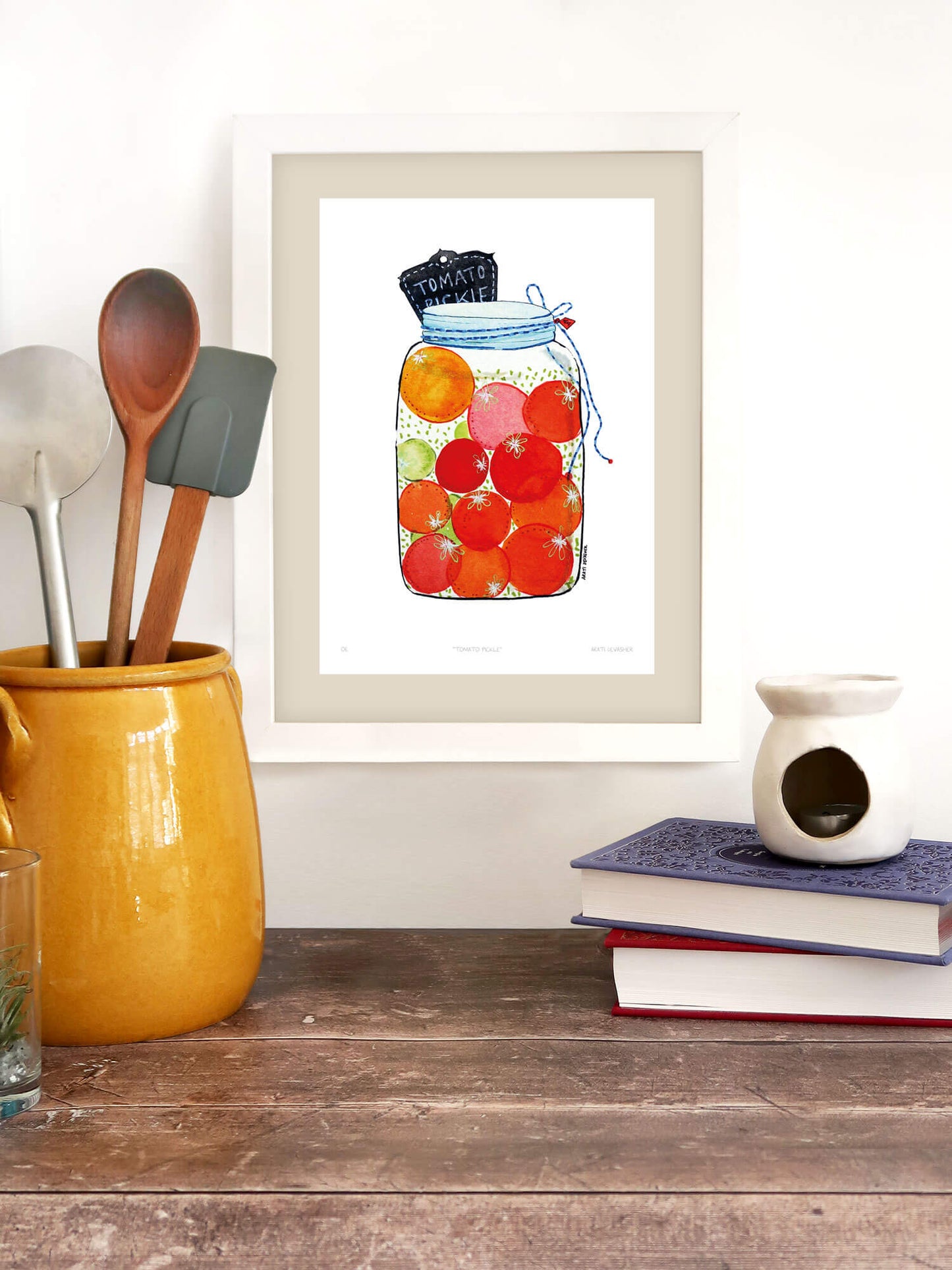 Tomato Pickle Jar – art print