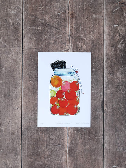 A Pair of Pickle Jars – set of 2 art prints