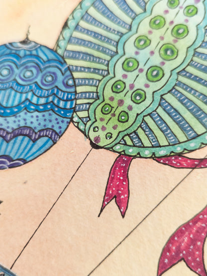 Balloon Adventure – watercolour painting