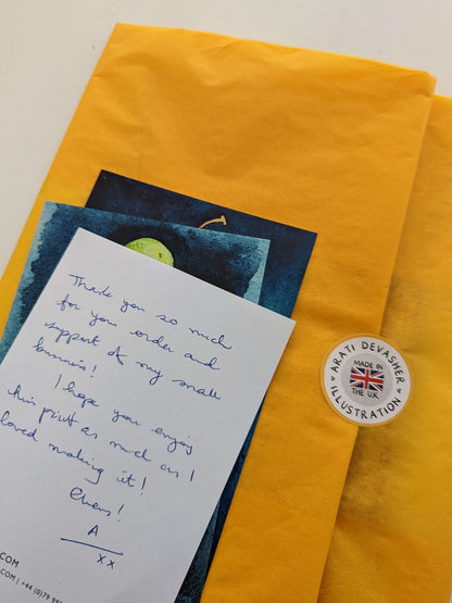 The Fish – (end of line) greeting card