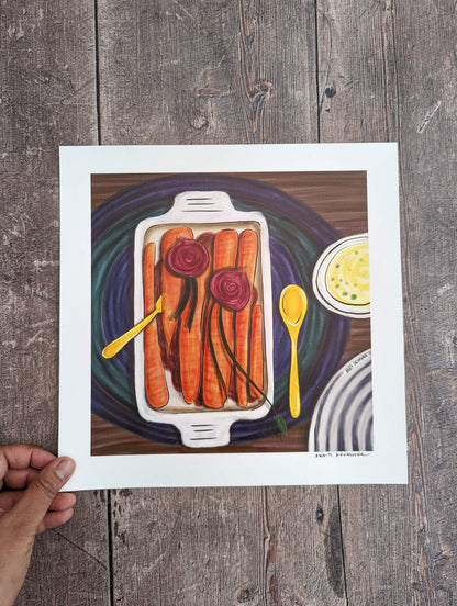 Foodie prints (end of line) – 25cm Square