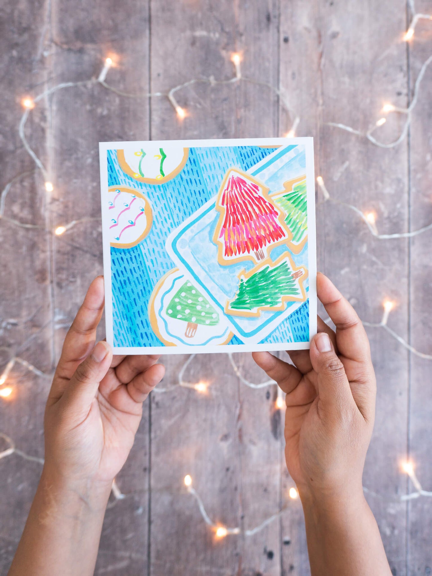 Festive Cookies – greeting card