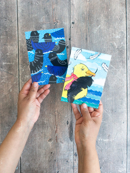 Easter Fluffies – A6 postcard mini-prints