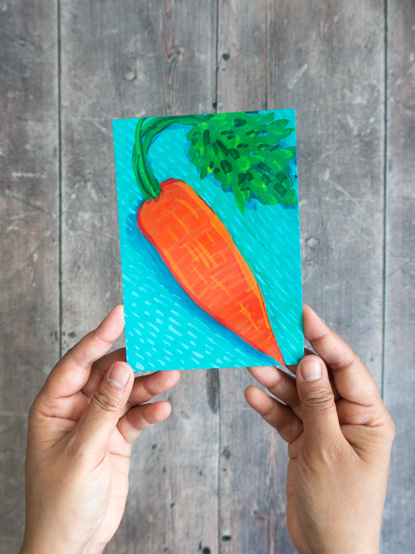 Five-a-Day Fruit & Veg – postcard / mini-print singles and sets