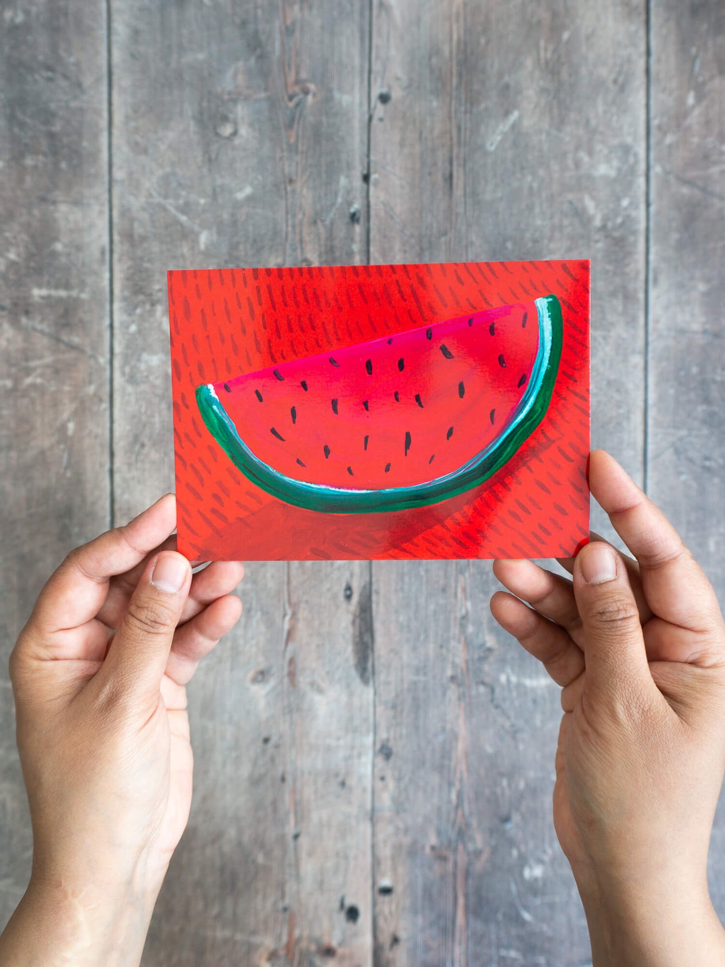 Five-a-Day Fruit & Veg – postcard / mini-print singles and sets