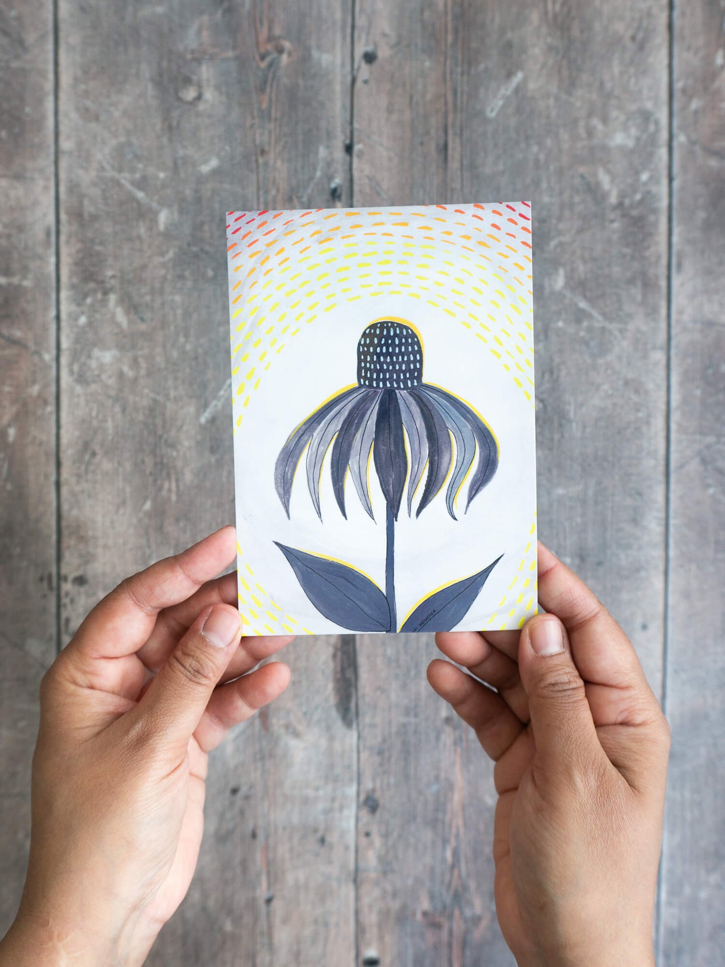 Flower Posy – postcard mini-prints