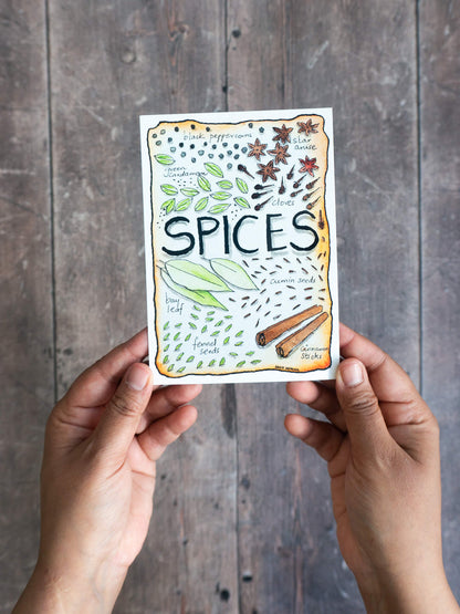 Spice Mix – (end of line) postcard / mini-print singles and sets
