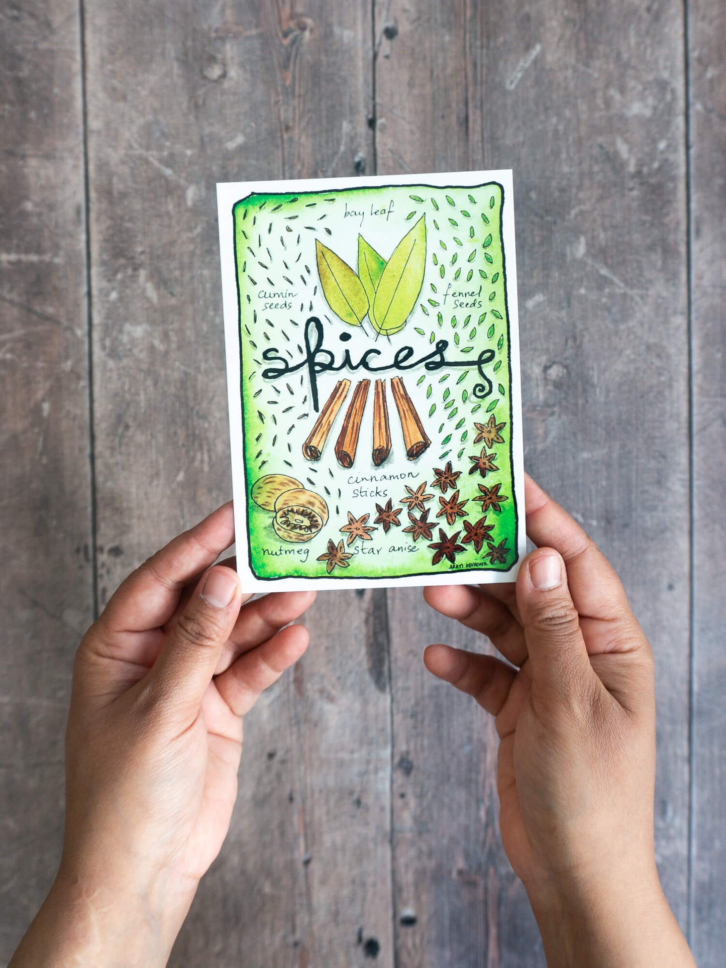 Spice Mix – postcard / mini-print singles and sets