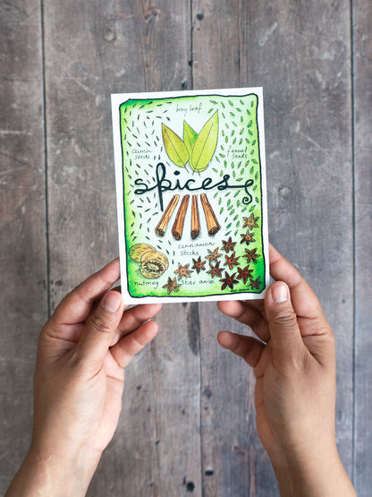 Spice Mix – (end of line) postcard / mini-print singles and sets