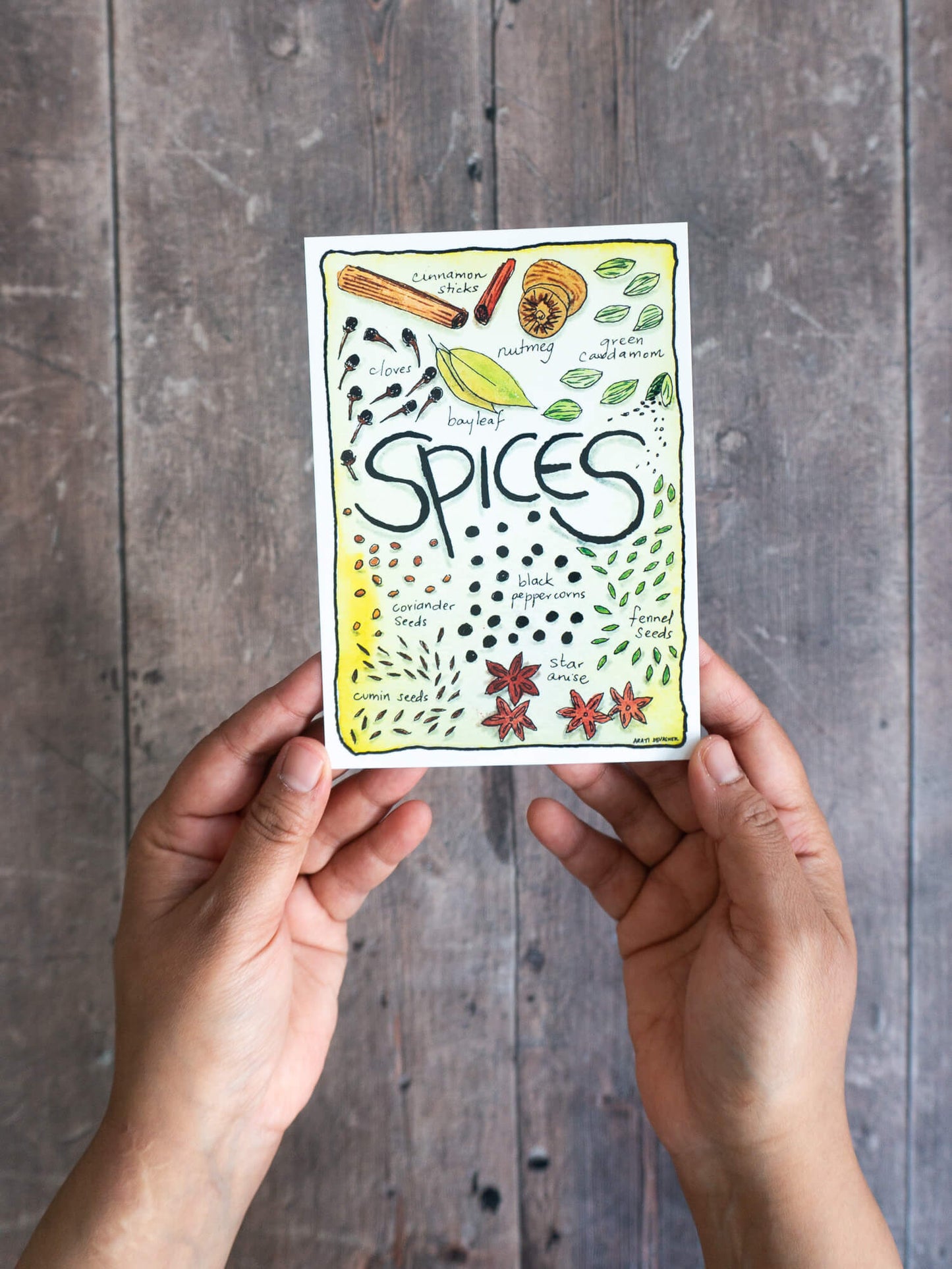 Spice Mix – postcard / mini-print singles and sets