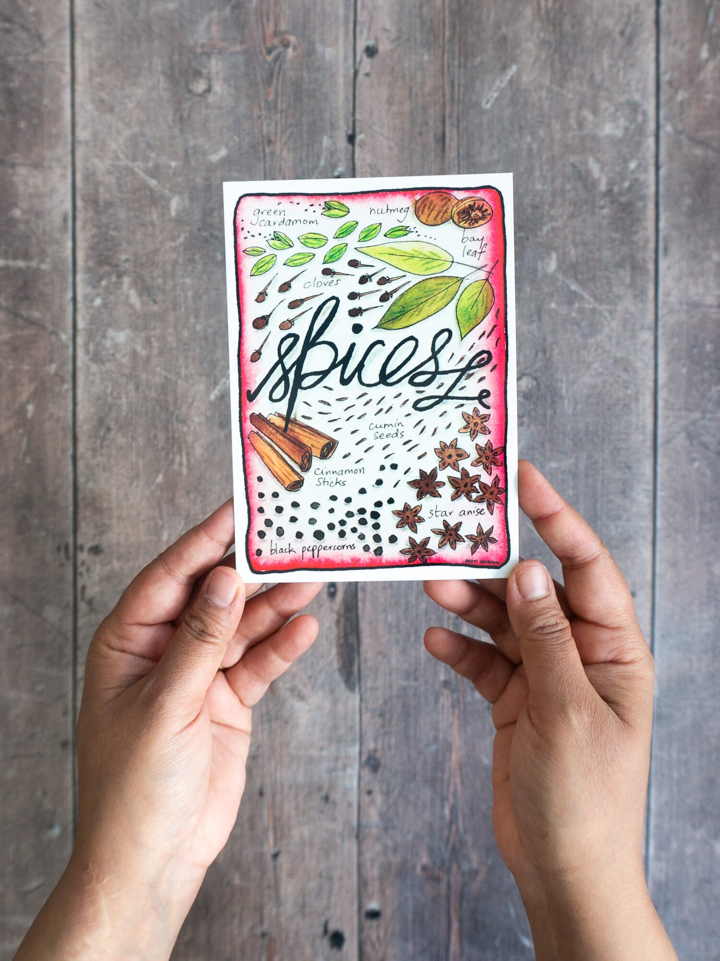 Spice Mix – postcard / mini-print singles and sets