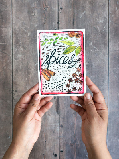 Spice Mix – postcard / mini-print singles and sets
