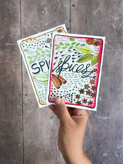 Spice Mix – postcard / mini-print singles and sets