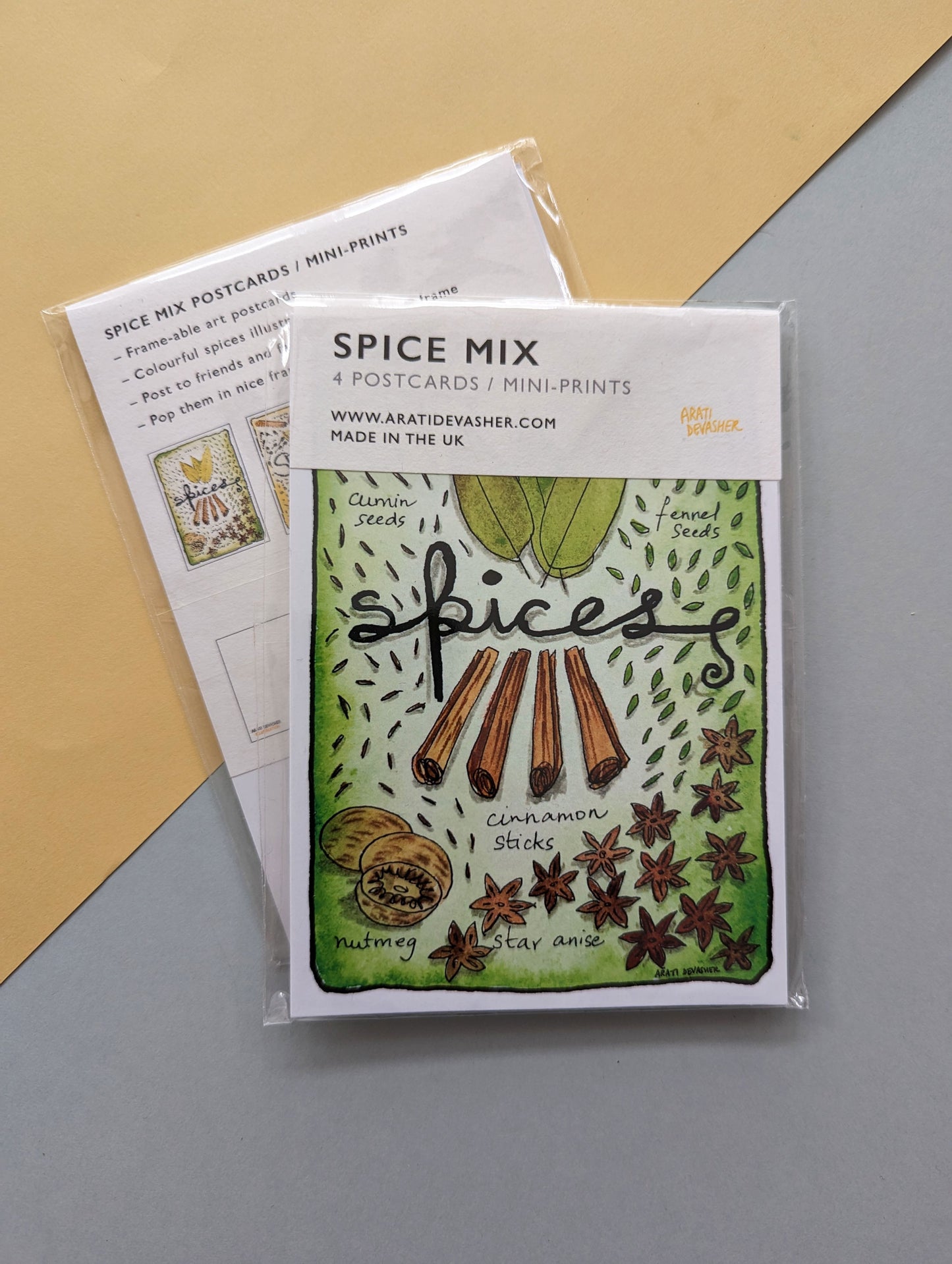 Spice Mix – postcard / mini-print singles and sets