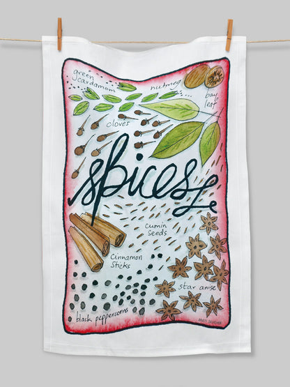 Pink Spice – (end of line) tea towel / wall hanging