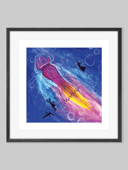 Rocket Jellyfish – (end of line) art print
